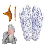 Massage de la réflexologie plantaire - Réflexologie légère avec outils | Outils de soulagement de la fatigue, ensemble de chaussettes légères avec outils, gants d'acupression, massage manuel des pieds