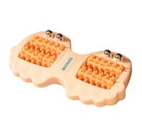 Massage de réflexologie des pieds - Rouleau de massage musculaire des pieds, rouleau de massage à double point de pression pour adultes, femmes, hommes, outil de soins de relaxation Endurable Materia