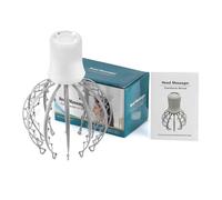 Massage De Tete Cuir Chevelu Electrique, Grattoir Du Cuir Chevelu Avec 3 Modes Et 84 Contacts Vibrants Pour Hommes Et Femmes