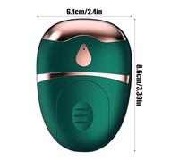 Massage des yeux, masseur oculaire pour la relaxation du visage, 3,39x2,4 pouces, vibration de vibration et pulvérisation de soins de la peau portables, les poches, le traitement du spa,