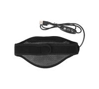 Massage Électrique Protection du Cou Chauffage Masseur du Cou Massage avec Vibration à 5 vitesses Enroulement du Cou Chauffé USB Lavable pour