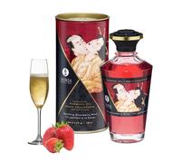 Huile de massage chauffante SHUNGA fraise
