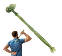 Massage Hammer, Double-Ended Muscle Stick, Muscle Relax Wands, Portable Resin Gourd Wand for Relaxing Shoulder, Neck, Legs, Hands, Face, 15.75x1.57x1.18 inches, Multicolor