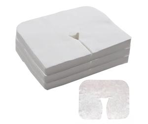 Massage Headrest Covers - 100 Pieces Breathable Fabric, Portable Chair Accessories, Multifunctional Soft Protective Cover | For Massage Chairs Women Adults Friends Spas Salons Comfort Relaxation Use