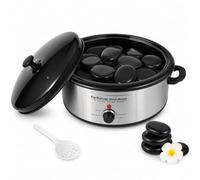 Massage Hot Stone Appareil chauffant 6 litres avec contrôle de la température et pelle Chauffe-pierre électrique 750 W Température 60 à 100 °C pour pierres de massage chaudes
