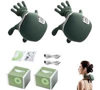 Massage Master for Shoulder, Neck, Lower Abdominal, Airlandolists Neck and Shoulder Massager with Heat, Deep Tissue 3D Kneading, Compact and Lightweight (2 PCS)