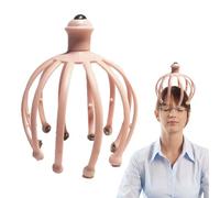 Massage Octopus Claw - Stimulateur De La Tête Ergonomique, Accessoire Bien-être | Massage Du Cuir Chevelu, Circulation Sanguine Améliorée, Outil Manuel Anti-stress Pour Relaxation Qu