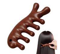Massage Peigne - Outil De Cheveux | Grattere En Bois | Masseur Facial En Bois 4 En 1 Masseur Pour Le Visage En Bois Pour Les Épaules Back Salon Home Daily Morning Night Time Shower Travel Lieu (11x5x1