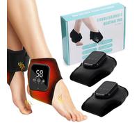 Massage Pieds 3 in 1, Masseur de Cheville Électrique Chauffant, Massaggiatore per Piedi, 3 Modalità e 5 Livelli di Calore, per la Circolazione Sanguigna e Relaxation