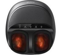 Massage pieds appareil de massage shiatsu, chauffant infrarouge, compression d'air pour relaxation des pieds - noir