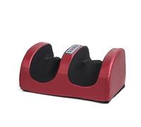 Massage Pieds Avec Chauffage - Masseur Pied électriques Appareil Massage Jambe Mollet Relaxation - Masseur de Jambes Avec Rouleaux de Circulation Sanguine - Cadeau Anniversaire Maman Papa (Rouge)