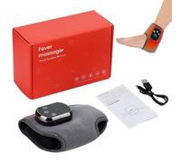 Massage Pieds, Masseur Pied Électrique Chauffant, Masseur 3 modes De Vibration Et Chaussette Chauffante Pour Cheville, Stimulateur Circulatoire? Rechargeable Par USB Pour Les