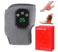 Massage Pieds, Masseur Pied, Masseur 3-En-1, 3 Modes 5 Niveaux De Chauffage, Revitive Stimulateur Circulatoire, Massage Pieds électrique Chauffant Réglable Rechargeable Et Portable Tensions Et Fatigue