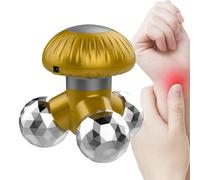 Massage portatif - Rouleau vibrant électrique en forme de champignon, masseur musculaire portable, soulagement ergonomique du corps | Thérapie pieds, dos, mains, du cou et ds épaules, pour