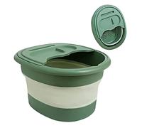 Massage relaxant, baignoire pour les pieds, seau de massage pliable et léger - Chauffe-pieds pour la maison, le spa, la pédicure et le massage, oasis de pieds - Bain de pieds de qualité supérieure et