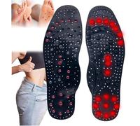 Massage Semelle De Thérapie Magnétique Amincissantes Semelles De Chaussures D'acupression D'aimant Santé Réflexologie,Soulage Douleurs Et Améliore Circulation Sanguine(Size:S EU(35-40),Color:Noir)