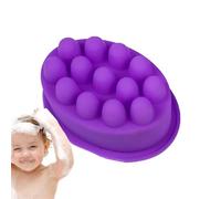 Massage Soap Moules - Moules de massage en silicone | Cake Môlds for Home Handmade Tray Bars Sôap Môlds | Curly Hair Silicone Massage Bar Soap Mold for Curly Hair | Silicône Mold Making Supplies