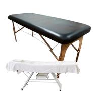 Massage Table Cover - Leather Fitted Replacement Pad Mat | Massage Bed Protector Cover | For Salon Spa Professional Home Clinic Training Wellness