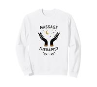 Massage Therapist Celestial Hands Minimal Spa Graphic Sweatshirt