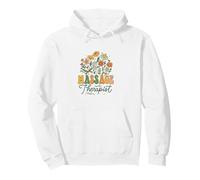 Massage Therapist Retro Floral Garden Aesthetic Sweat à Capuche