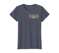 Massage Therapist T-Shirt, Femme, Bleu Chiné, S