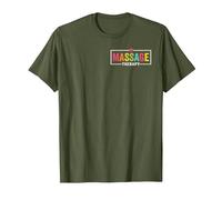 Massage Therapist T-Shirt, Homme, Olive, S