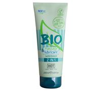 Massage- und Gleitgel Hot Bio Massage 2in1 auf Wasserbasis 200 ml