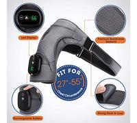 Massagebasterheizungs Bandoulière - Pack D'épaule USB à Relief avec 3 Paramètres de Chaleur Vibratoire pour une Thérapie Thermique Confortable