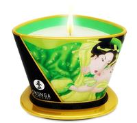 Shunga Bougie de massage Thé vert 170 ml