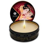 Massagekerze Shunga Mini Caress by Candlelight Erdbeere und Cava 30 ml