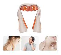 Massagem Électrique Shiatsu Cou Épaule Infrarouge Chauffé Pétrissage Masseur Voiture/Maison Pour Les Soins De Santé