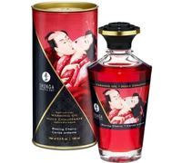 Massageöl mit Wärmeeffekt Intensivem Kirschgeschmack 100 ml
