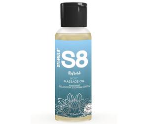 Massageöl S8 Refresh Pflaume und Baumwolle 125 ml