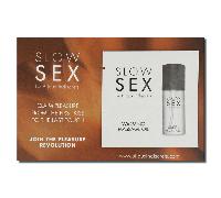 Massageöl Slow Sex mit Wärmeeffekt Probebeutel 2 ml