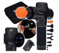 Massagepistole 125W LCD Massage Profond 30 Niveaux 8 Essais Muskelmassagegerät