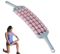 Massager à rouleaux pour jambes - Rouleau de massage de 19 pouces | Outil d'entraînement PP - Rouleau réglable antidérapant pour jambes, dos, corps, cuisse, mollets, yoga, exercices