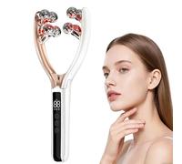 Massager with 3D Roller,Lymphatic Drainage Tool for Face,Leg and Neck Massage - Lymphatic Contour Face Brush Lift