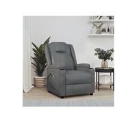 Fauteuil Électrique de Massage Chaise Siège Intérieur Noir Similicuir vidaXL
