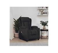 Massagestoel elektrisch stof zwart3098791