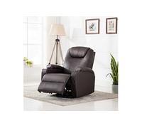 Massagestoel schommelend kunstleer bruin246636