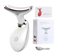 Massageur, 2025 mise à niveau 7 en 1 dispositif sculpteur à LED Face & Neck, 7 couleurs 3 modes dispositif sculpteur facial LED pour masseur de visage facial et cou pour raffermir et lisser la