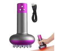 Massageur Corporel Électrique,Grattoir Électrique Chauffant | Brosse Massante Anti-Cellulite 9 Niveaux d'Intensité - Pour Peau Raffermie Et Tissus Soulagés Sur Ventre Jambes Bras Dos Fesses Visage