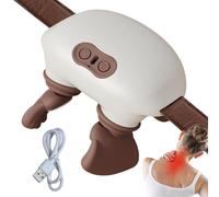 Massageur De Cou Avec Chaleur,Outil De Détente Tissus Profonds - Massageur Cervical Avec Chaleur à 2 Modes - pour Voyage Pause Exercice Routine Quotidienne Coucher Étude Long Trajet Week-end Vacances