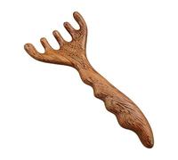 Massageur de Cuir Chevelu en Bois | Outil Manuel pour la Croissance Capillaire | Stimulateur de Tête pour le Cuir Chevelu,pour Stimulation Détente des Épaules Yeux Visage Hommes Femmes Maison