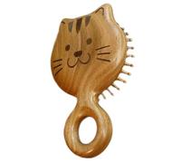 Massageur De Cuir Chevelu Poils Souples Bois Stimulation Capillaire | Massant Portable pour la Pousse des Cheveux Pour Femmes et Hommes Coiffures Longues Courtes Maison Bureau