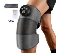 Massageur de Genou avec Chauffage - Appareil de Massage Rechargeable avec Protection Anti-Surchauffe - Massageur Thermique pour Genoux - Pour Toute la Famille Adultes Hommes Femmes - Usage