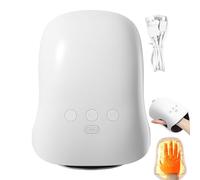 Massageur De Mains Avec Chauffage 22x14.5cm Masseur À Main 2 Heures Machine De Massage Légère Chauffant Câble De Charge Chauffe-Main 3 Vitesses Pour L',le Syndrome Du Canal Carpien