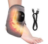Massageur de Pieds avec Chauffage | 4 Niveaux de Chaleur Massage Pied Cheville,Chausson Thermique Sans Fil Enveloppant Cheville Mollet - Détente Musculaire Mollet Soin Nerfs Spa Genou