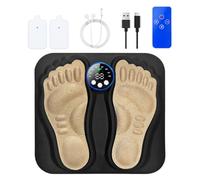 Massageur de Pieds Électrique | Appareil de Stimulation Musculaire des Pieds | Stimulateur Ajustable Électrique pour Professionnels Occupés Hommes et Femmes Seniors pour le Travail et les Études