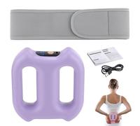 Massageur Fascial Abdominal Double Fonction Sangle Réglable Et Poignée | Anneau Vibrant Avec Sangle Réglable pour Femmes et Hommes, À la Maison, Gym, Fitness, Fessier, Ceinture, Cuisse